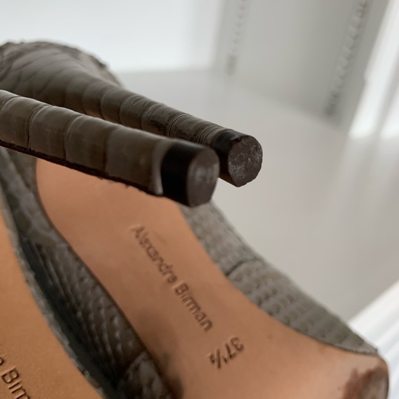 Alexandre Birman Gray Python Bootie - Picture 10 of 11